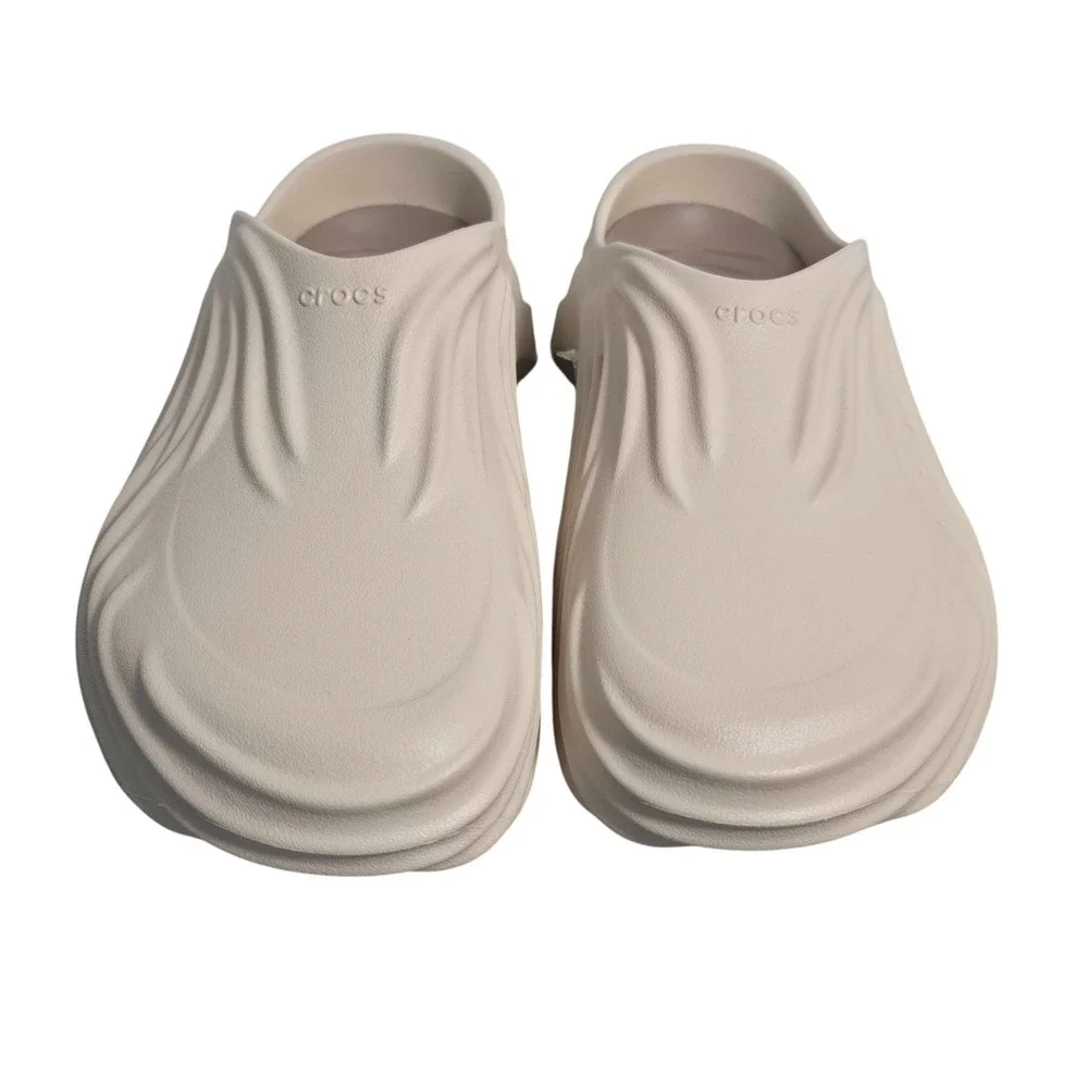 Crocs Echo Wave Clogs Mens 9 Womens 11 Almond Tint Beige NWT Unisex 210521-0LL‎